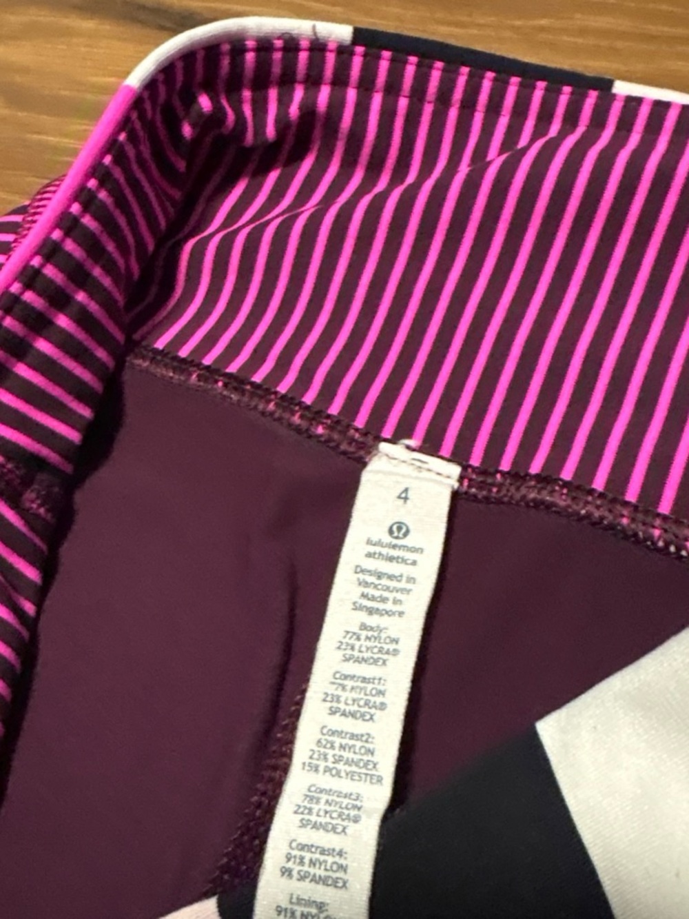 🔥 Lululemon Run Inspire Crop II Leggings Size 4 - Picture 4 of 10